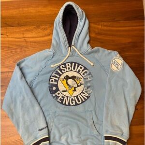 Mitchel & Ness Vintage Hockey Pittsburgh Penguins Hoodie Hooded Sweatshirt